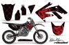 Honda CRF250 R Dirt Bike Graphic Kit - 2004-2013 Silver Star - Reloaded Red