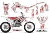 Honda CRF250 R Dirt Bike Graphic Kit - 2014-2017 Butterfly White