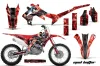 Honda CRF250 R Dirt Bike Graphic Kit - 2014-2017 Mad Hatter Red