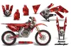 Honda CRF250 X Dirt Bike Graphic Kit - 2004-2017 Bone Collector Red