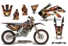Honda CRF250 X Dirt Bike Graphic Kit - 2004-2017 Firestorm Black