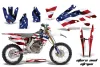 Honda CRF250 X Dirt Bike Graphic Kit - 2004-2017 Stars and Stripes Red White & Blue