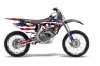 Honda CRF450 R Dirt Bike Graphic Kit - 2002-2012 Sin and Stripes