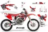 Honda CRF450 R Dirt Bike Graphic Kit - 2002-2012 Toxicity Red