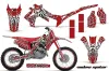 Honda CRF450 R Dirt Bike Graphic Kit - 2013-2016 Widow Maker Red