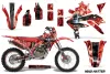 Honda CRF450 X Dirt Bike Graphic Kit - 2005-2016 Mad Hatter Red