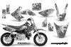 Honda CRF50 Dirt Bike Graphic Kit - 2004-2024 Camoplate Silver