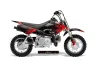 Honda CRF50 Dirt Bike Graphic Kit - 2004-2024 Diamond Flames Black