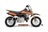 Honda CRF50 Dirt Bike Graphic Kit - 2004-2024 Diamond Race Red