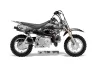 Honda CRF50 Dirt Bike Graphic Kit - 2004-2024 Dog Fighter Black