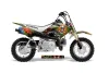 Honda CRF50 Dirt Bike Graphic Kit - 2004-2024 Ed Hardy - Pirates Green
