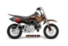 Honda CRF50 Dirt Bike Graphic Kit - 2004-2024 Ed Hardy - Pirates Red