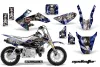 Honda CRF50 Dirt Bike Graphic Kit - 2004-2024 Mad Hatter Blue