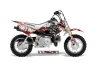 Honda CRF50 Dirt Bike Graphic Kit - 2004-2024 Mad Hatter Red