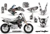 Honda CRF50 Dirt Bike Graphic Kit - 2004-2024 Mad Hatter Silver