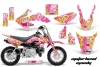 Honda CRF50 Dirt Bike Graphic Kit - 2004-2024 Motorhead Mandy Pink