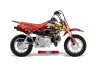 Honda CRF50 Dirt Bike Graphic Kit - 2004-2024 Motorhead Red
