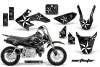 Honda CRF50 Dirt Bike Graphic Kit - 2004-2024 Northstar Black