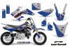 Honda CRF50 Dirt Bike Graphic Kit - 2004-2024 P40 Warhawk Blue