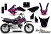 Honda CRF50 Dirt Bike Graphic Kit - 2004-2024 Silver Star - Reloaded Pink
