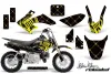 Honda CRF50 Dirt Bike Graphic Kit - 2004-2024 Silver Star - Reloaded Yellow