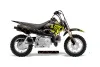 Honda CRF50 Dirt Bike Graphic Kit - 2004-2024 Silver Star - Reloaded Yellow