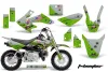 Honda CRF50 Dirt Bike Graphic Kit - 2004-2024 T Bomber Green