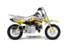 Honda CRF50 Dirt Bike Graphic Kit - 2004-2024 T Bomber Yellow