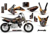 Honda CRF50 Dirt Bike Graphic Kit - 2004-2024 Toxicity Orange