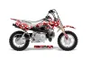 Honda CRF50 Dirt Bike Graphic Kit - 2004-2024 Urban Camo Red