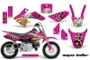 Honda CRF50 Dirt Bike Graphic Kit - 2004-2024 Vegas Baller Pink