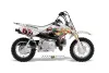 Honda CRF50 Dirt Bike Graphic Kit - 2004-2024 Vegas Baller White