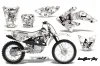 Honda CRF70 Dirt Bike Graphic Kit - 2004-2015 Butterfly White