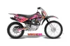 Honda CRF70 Dirt Bike Graphic Kit - 2004-2015 Ed Hardy - Love Kills Pink