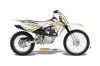 Honda CRF70 Dirt Bike Graphic Kit - 2004-2015 Motorhead Mandy White