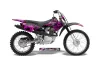 Honda CRF70 Dirt Bike Graphic Kit - 2004-2015 Skulls and Hammers Pink