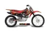 Honda CRF80 Dirt Bike Graphic Kit - 2004-2010 Ed Hardy - Pirates Red