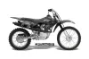 Honda CRF80 Dirt Bike Graphic Kit - 2004-2010 Skulls and Hammers Silver