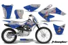 Honda CRF80 Dirt Bike Graphic Kit - 2004-2010 T Bomber Blue