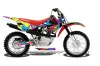 Honda CRF80 Dirt Bike Graphic Kit - 2011-2016 Flashback