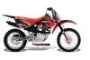 Honda CRF80 Dirt Bike Graphic Kit - 2011-2016 Tribal Flame Red