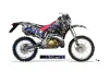 Honda CRM 250 AR Dirt Bike Graphic Kit - 1989-1999 Mad Hatter Silver