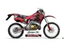 Honda CRM 250 AR Dirt Bike Graphic Kit - 1989-1999 Skulls and Hammers Red