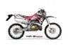 Honda CRM 250 AR Dirt Bike Graphic Kit - 1989-1999 Toxicity Red