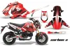 Honda Grom 125 Dirt Bike Graphic Kit - 2013-2016 Carbon X Red