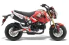 Honda Grom 125 Dirt Bike Graphic Kit - 2013-2016 Carbon X Red