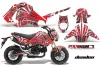 Honda Grom 125 Dirt Bike Graphic Kit - 2013-2016 Deaden Red