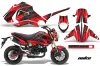 Honda Grom 125 Dirt Bike Graphic Kit - 2013-2016 Nuke Red