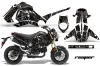 Honda Grom 125 Dirt Bike Graphic Kit - 2013-2016 Reaper Black