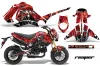 Honda Grom 125 Dirt Bike Graphic Kit - 2013-2016 Reaper Red